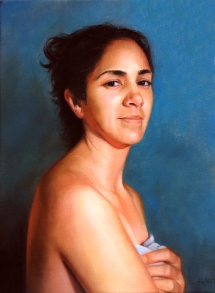 Aron Hart Portrait of a Young Woman